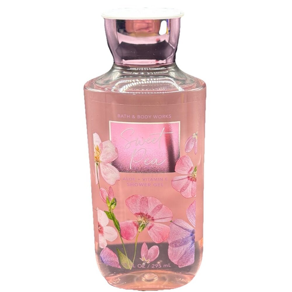 Bath & Body Works Sweet Pea Moisturizing Body Wash Shower Gel 10 oz Pear Berry
